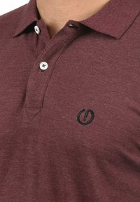 Solid SDBENJAMINPOLO - Pólóing - wine red melange