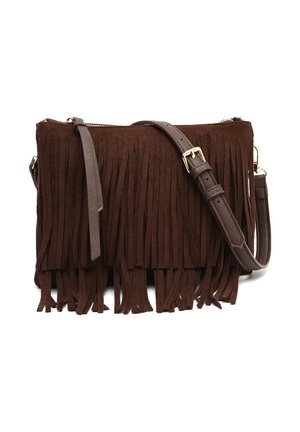 MISAKO, VISAL HANDBAG - Schoudertas - dark brown
