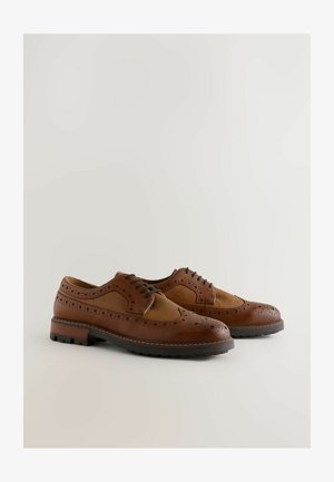 Next, REGULAR FIT - HERITAGE BROGUE - Business-Schnürer - tan brown