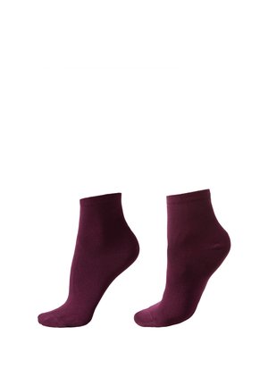 Calzedonia, TRIM DETAIL - Calcetines tobilleros - bordeaux