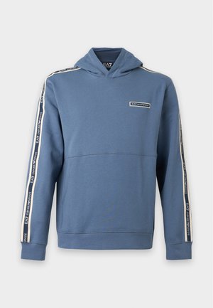 EA7 Emporio Armani, TRAIN LOGO SERIES TAPE - Hoodie - china blue