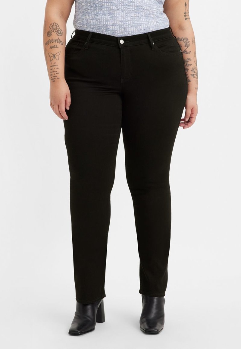 Levi's® Plus Vaqueros rectos - black denim
