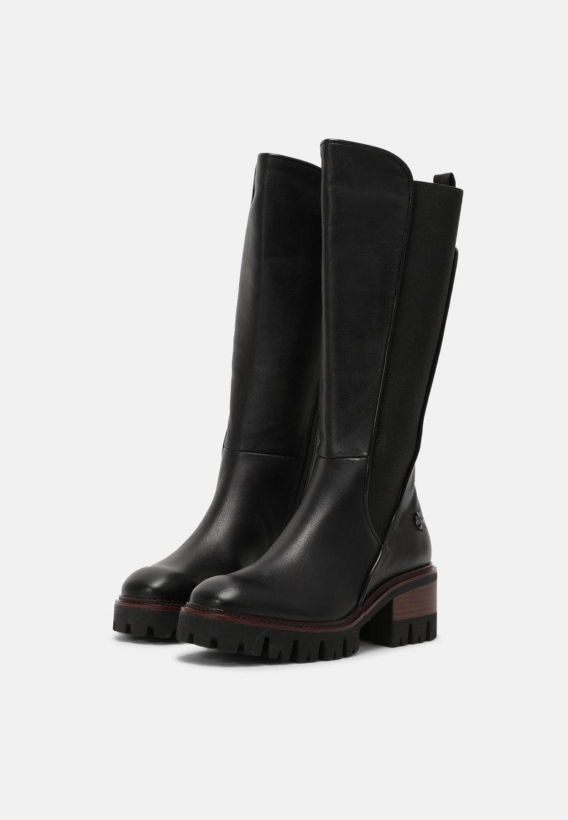 Damen Sneaker | Marco Tozzi Plateaustiefel black/schwarz - JX93526 Damen Sneaker | Marco Tozzi Plateaustiefel black/schwarz - JX93526