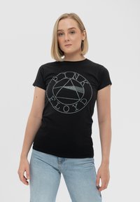 Paradiso Clothing PINK FLOYD DARK SIDE OF THE MOON DIAMANTE - Print T-shirt - black