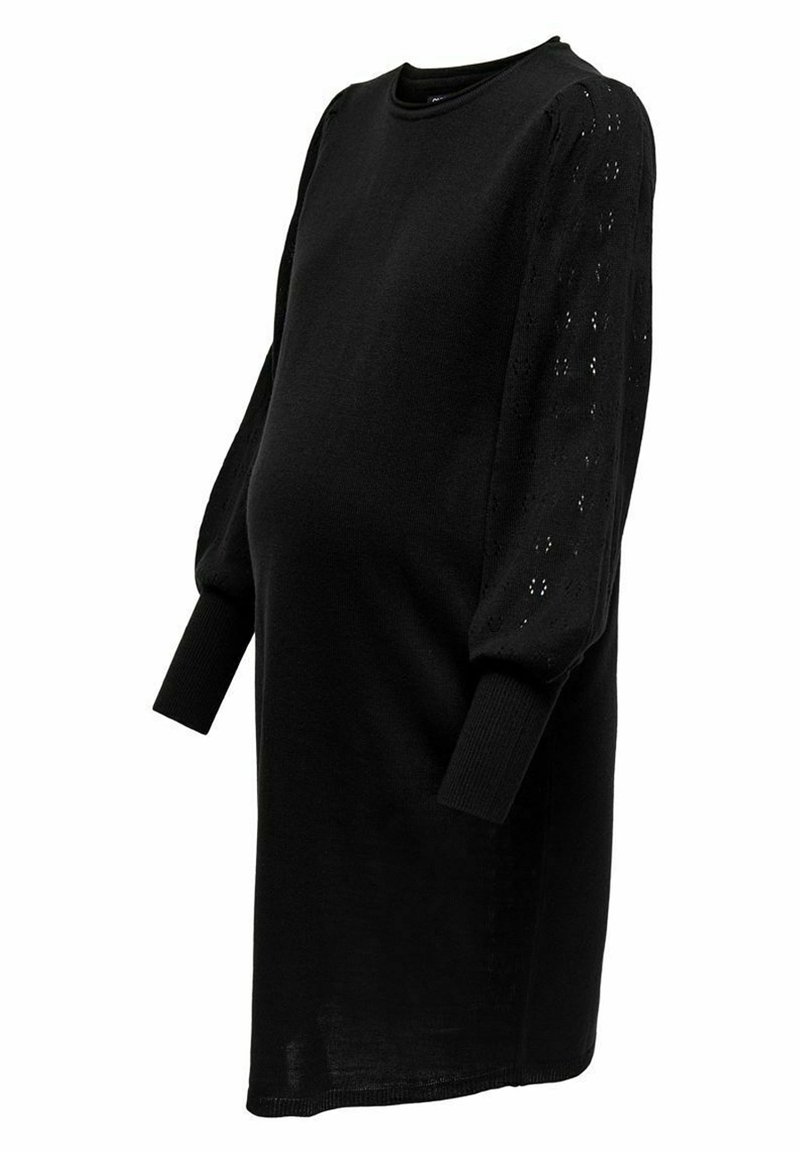 Elastische zwangerschapsjurk voor dames, lange mouwen