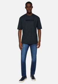 Boggi Milano Triko s potiskem - navy blue