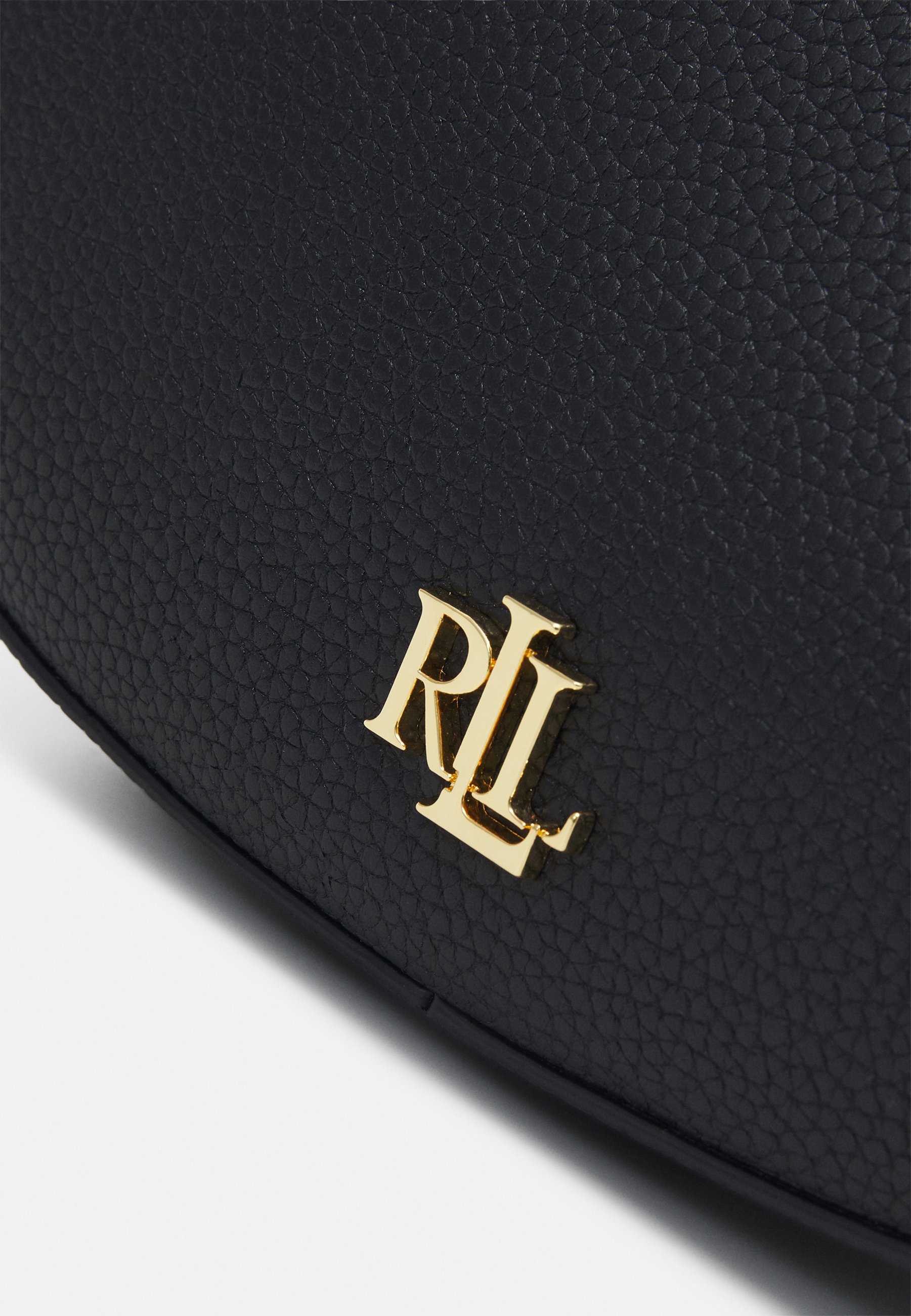 Lauren Ralph Lauren PEBBLED LEATHER CHARLI SHOULDER BAG - Bolso de mano -  black/negro - Zalando.es
