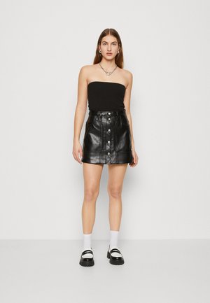 ONLY ONLLIVE LOVE DOUBLE TUBE 2 PACK - Μπλούζα - black/simply green