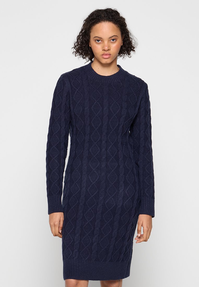 Apart Gebreide jurk donkerblauw Apart Gebreide jurk donkerblauw