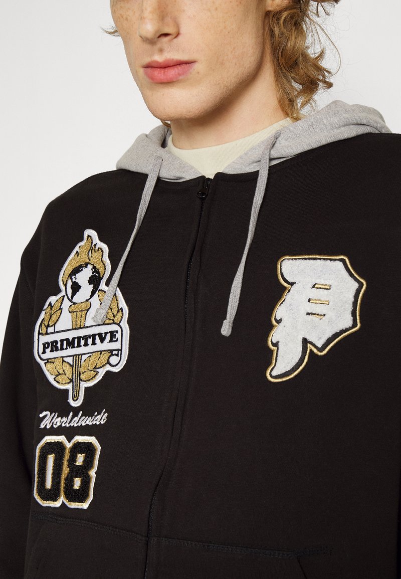 Primitive ZIP UP HOOD - Zip-up sweatshirt - black - Zalando.co.uk