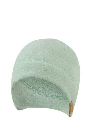 Sterntaler, MÜTZE UNI MIT ANGESCHNITTENEN OHRENKLAPPEN UNISEX - Mütze - steingrün