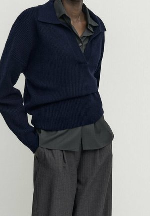 Strickpullover - dark blue