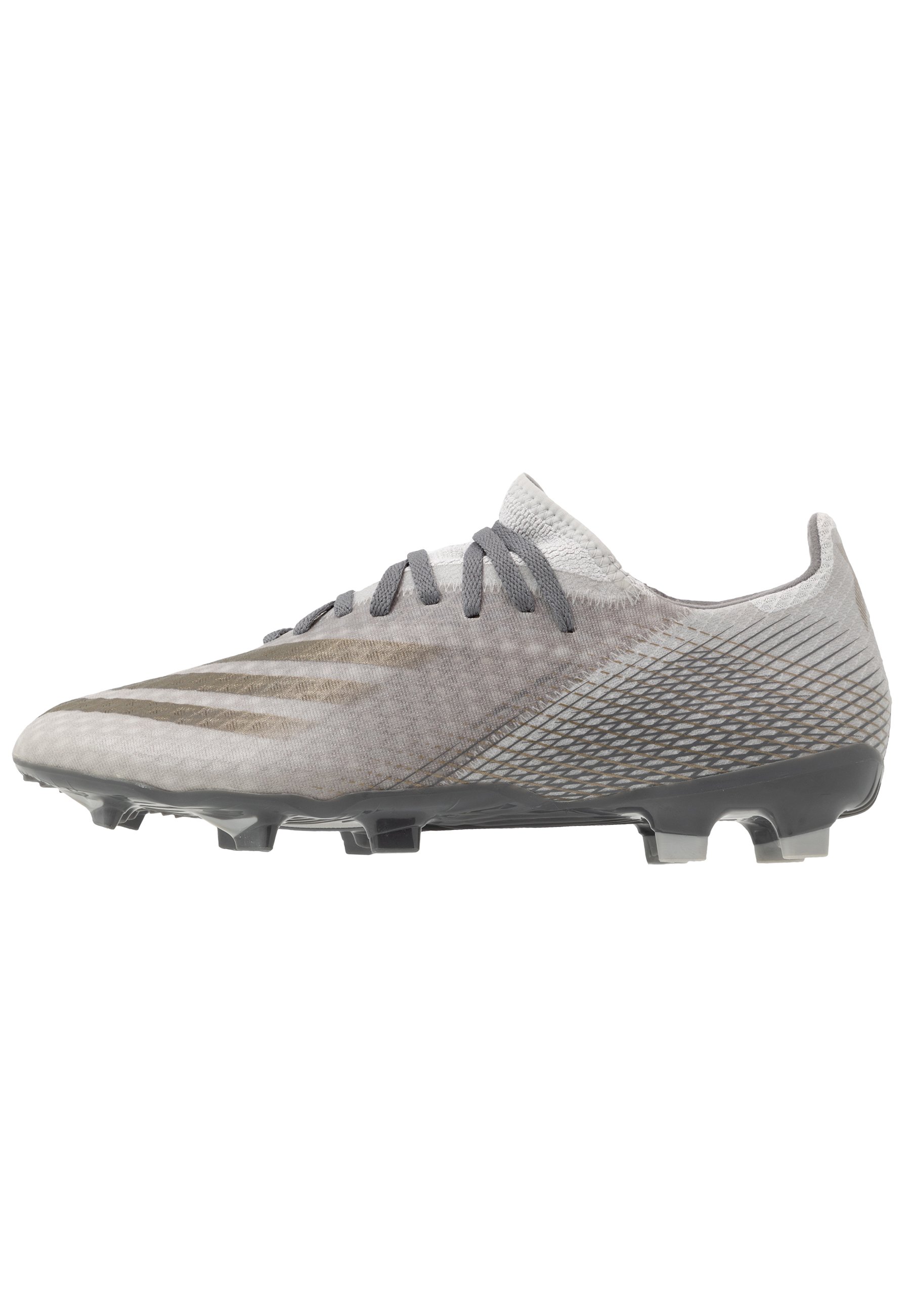 gold and silver football boots