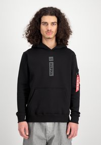 Alpha Industries - Felpa con cappuccio - black Immagine in miniatura 1