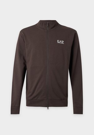 EA7 Emporio Armani, TRAIN CORE - Sweater met rits - mulch