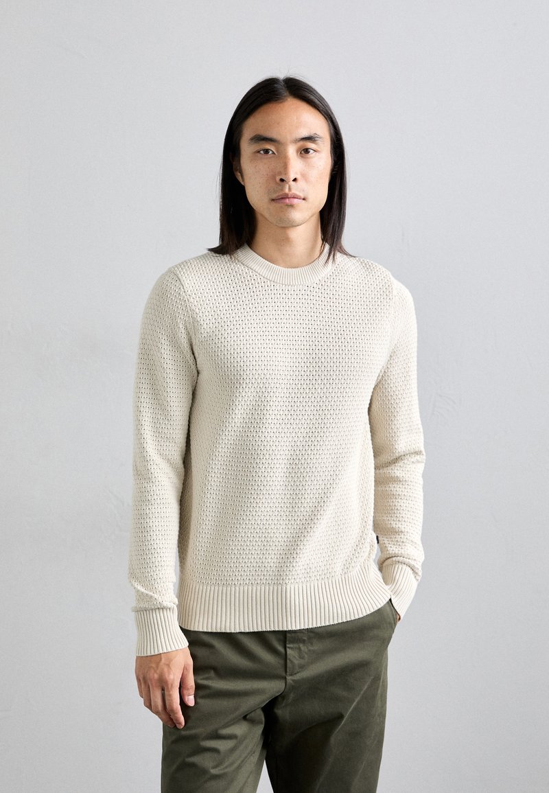 J.LINDEBERG - OLIVER STRUCTURE - Pullover - moonbeam, Agrandir