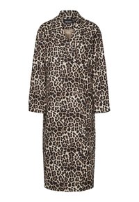 PCSAVANNAH LONG LEO COAT - Mantel - black