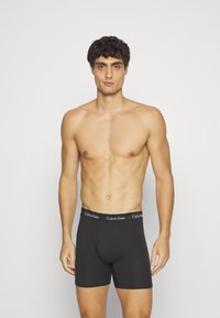 Calvin Klein Underwear 3 PACK - Boxerky - black/tawny port/porpoise