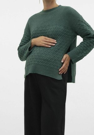 Strickpullover - dark green