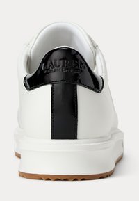 Lauren Ralph Lauren AINSLEY SMOOTH & CRINKLE LEATHER SNEAKER - Sportcipő - snow white/black