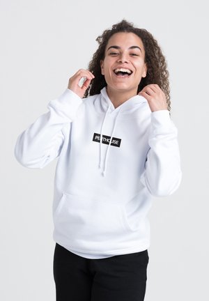 Henry Tiger PENTHOUSE LOGO - Kapuzenpullover - white