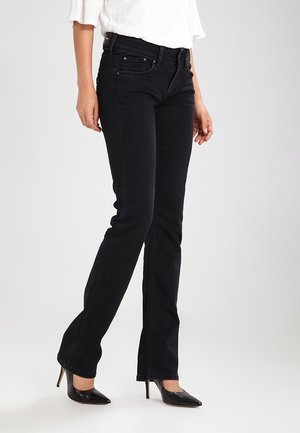Straight leg jeans - black denim