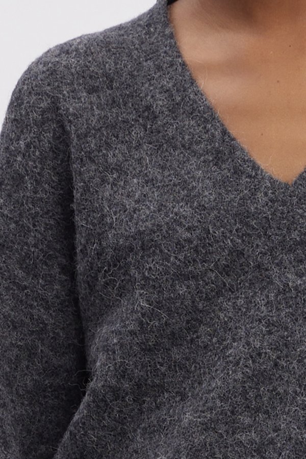 Jumper - charcoal melange4