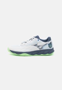 WAVE ENFORCE COURT - Allcourt tennissko - white/vintage indigo/neo mint