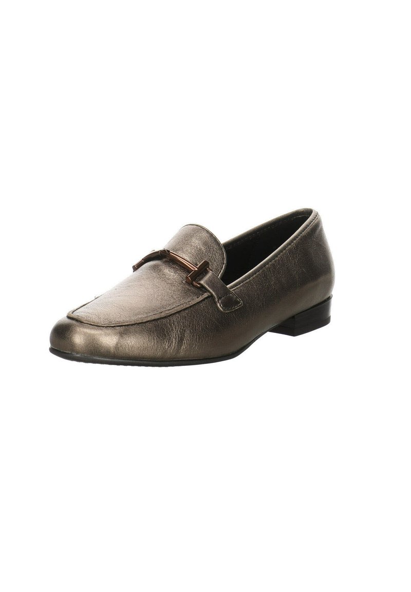 Damen Halbschuhe | ara Slipper gold silber mittel/goldfarben - DD54207 Damen Halbschuhe | ara Slipper gold silber mittel/goldfarben - DD54207