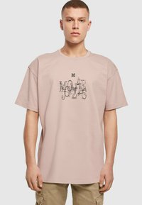 MJ Gonzales CLASSIC HEAVY OVERSIZED - T-shirts print - duskrose