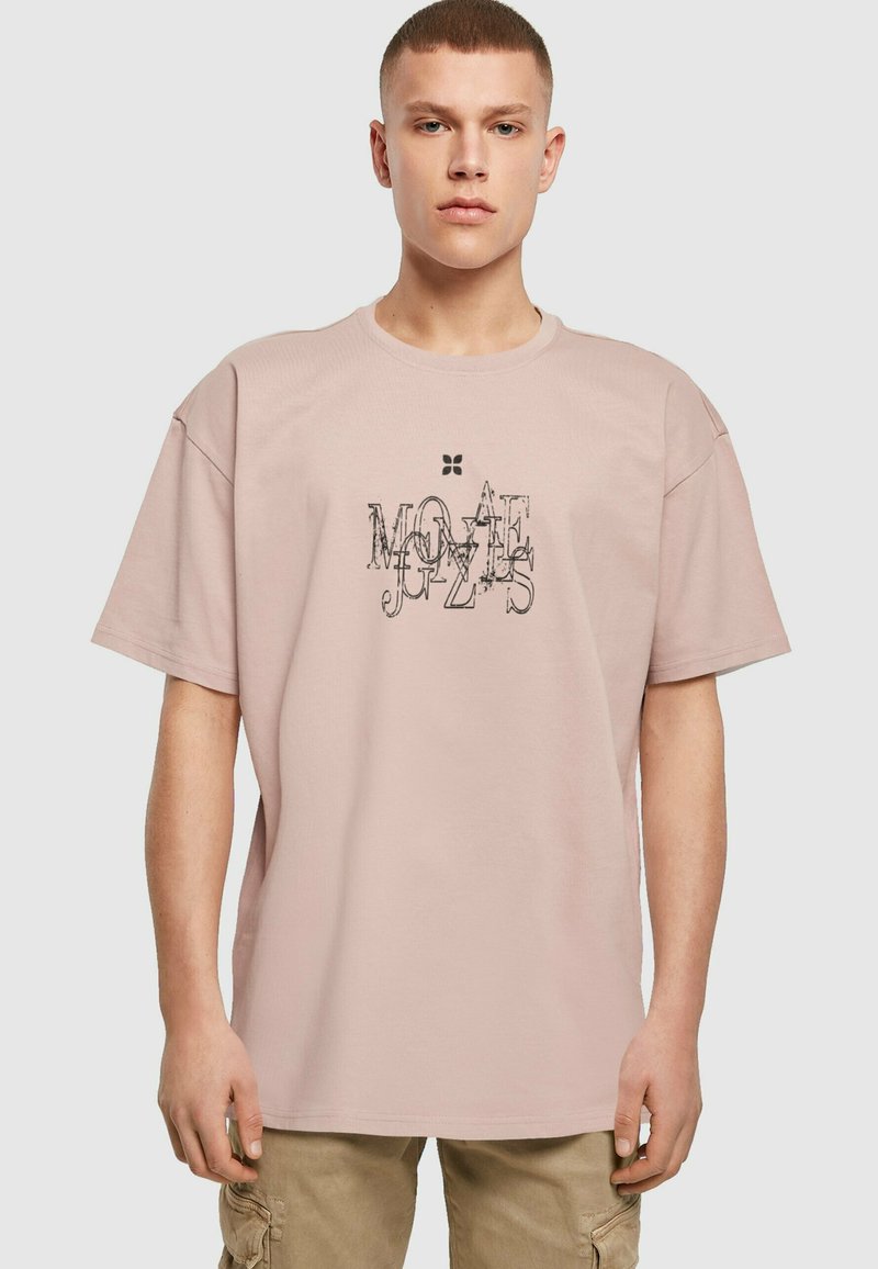 MJ Gonzales CLASSIC HEAVY OVERSIZED - T-shirts print - duskrose
