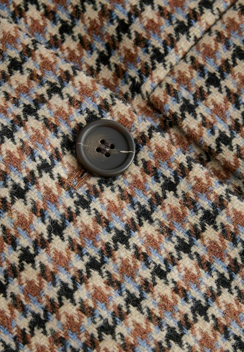 Next HERITAGE CHECK OVERCOAT . - Klassischer Mantel - brown/braun  