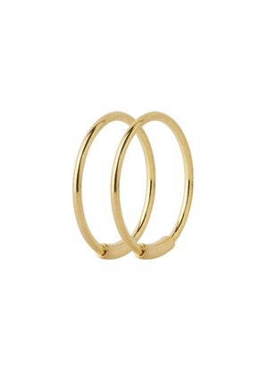 Maria Black, BASIC 12 HOOP PAIR GOLD HP - Ohrringe - gold coloured