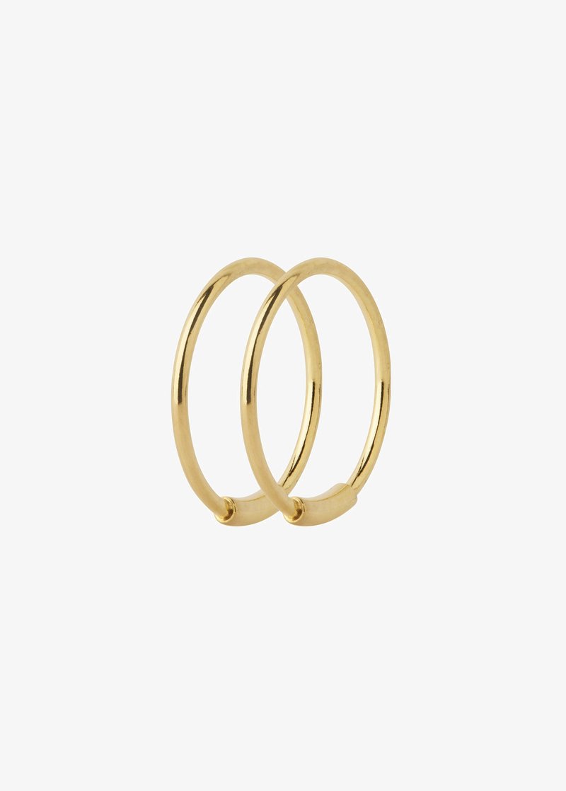 Maria Black BASIC 12 HOOP PAIR GOLD HP - Σκουλαρίκια - gold coloured