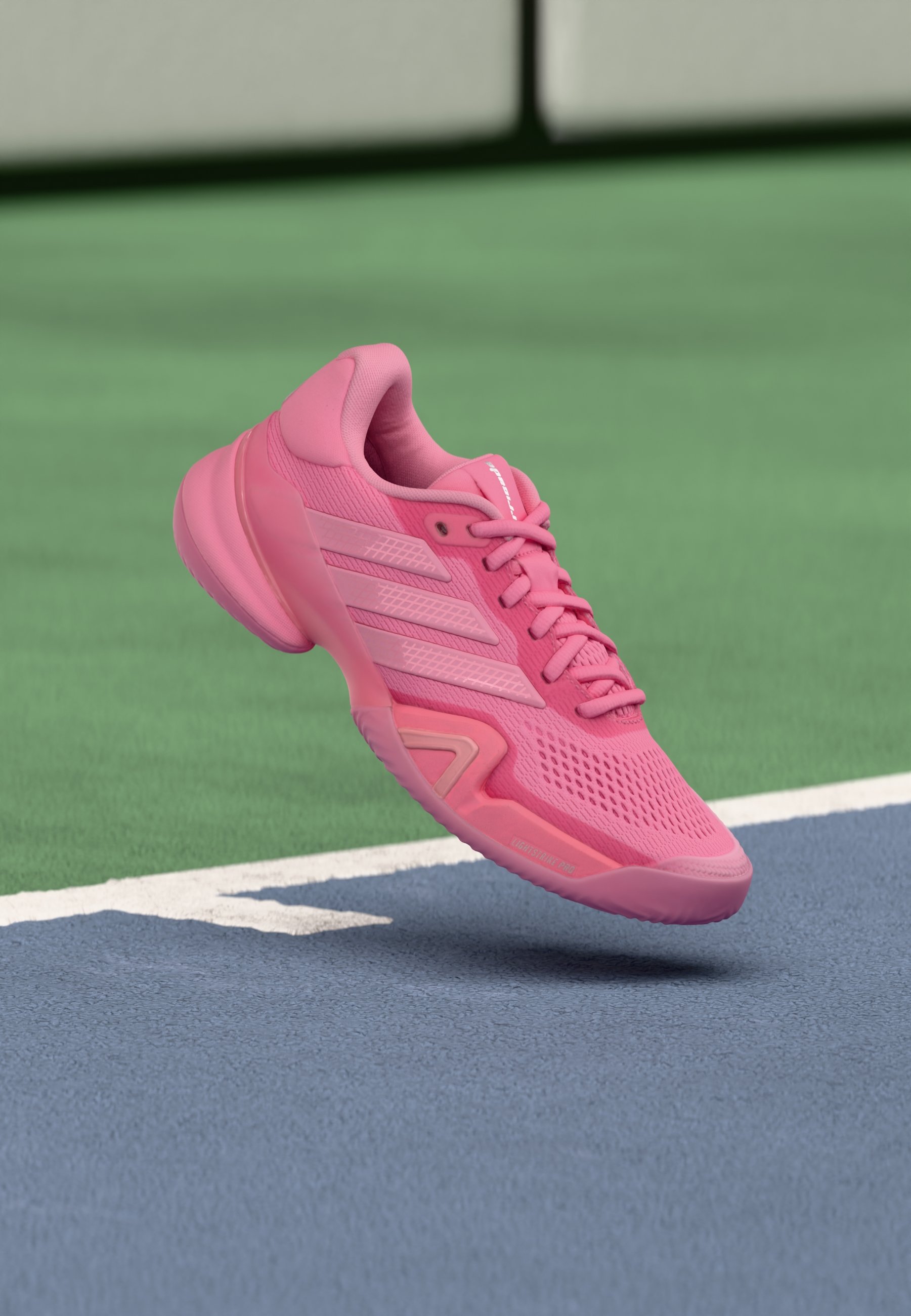 adidas Performance BARRICADE 14 W - Multicourt tennis shoes - bliss  pink/silver-coloured metallic/pink - Zalando.ie