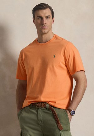 JERSEY CREWNECK T-SHIRT - Basic póló - pompano orange