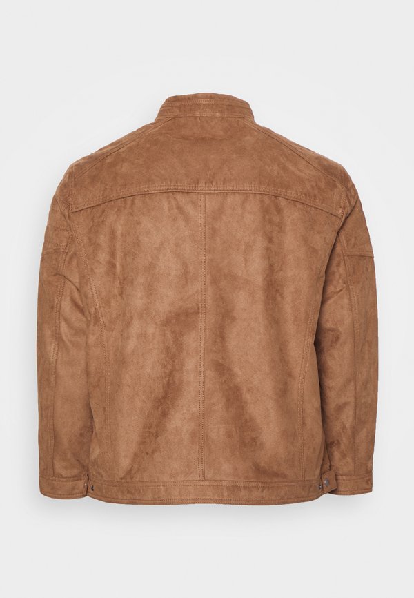COROCKY JACKET - Faux leather jacket - cognac3