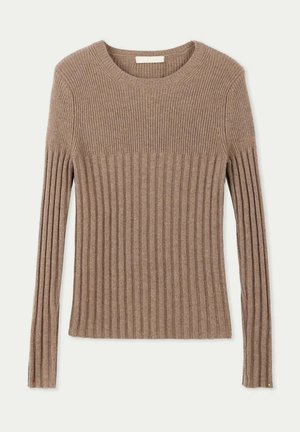 GOBI Cashmere CREW NECK - Pullover - taupe