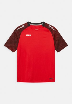 JAKO Sport T-shirt - rot/schwarz