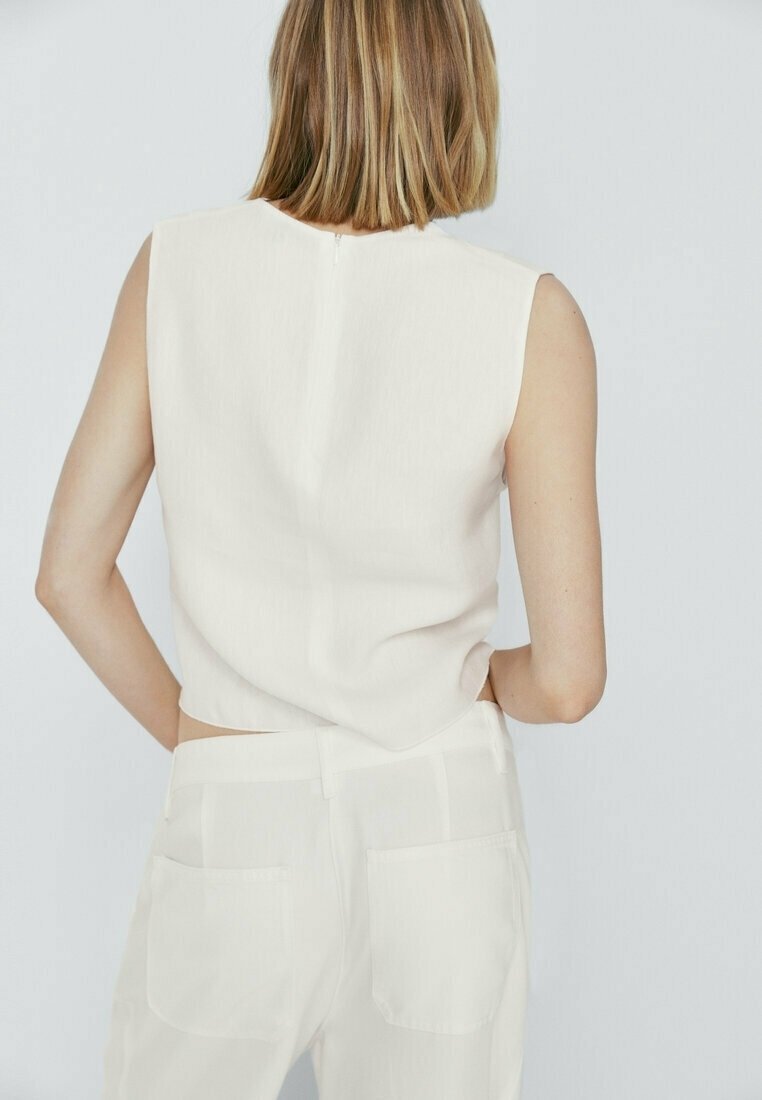 Haut Massimo Dutti Orange - Taille L - Manches Longues - Occasion Très Bon état