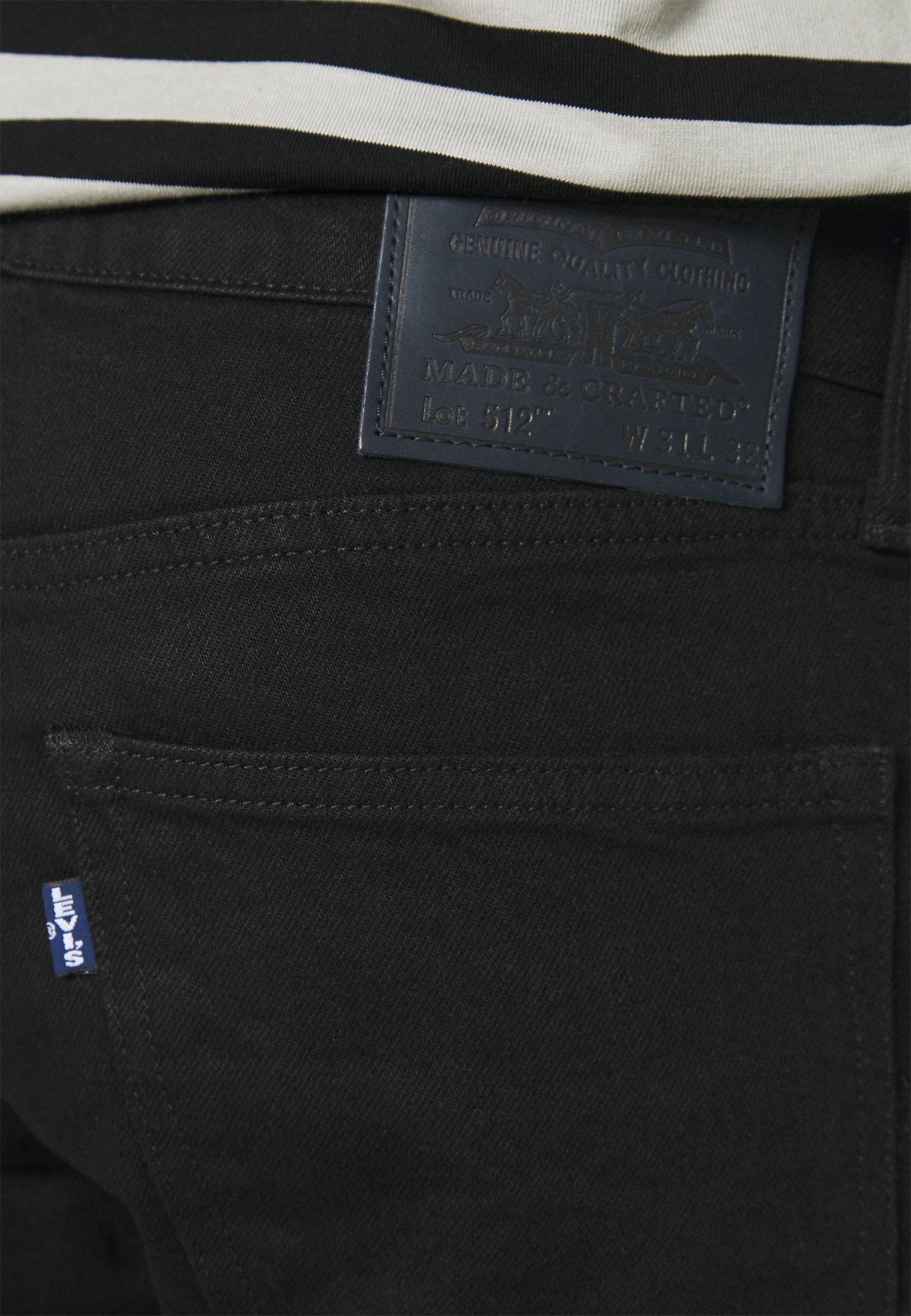 Levi's® Made \u0026 Crafted Slim fit jeans - lmc laguna black/Zwart  denim/blackdenim - Zalando.nl