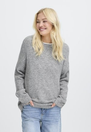 MINNA  - Pulover - mid grey melange