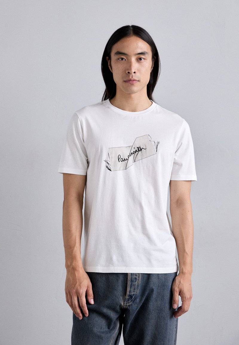 Paul Smith LABEL - Apdrukāts T-krekls - white