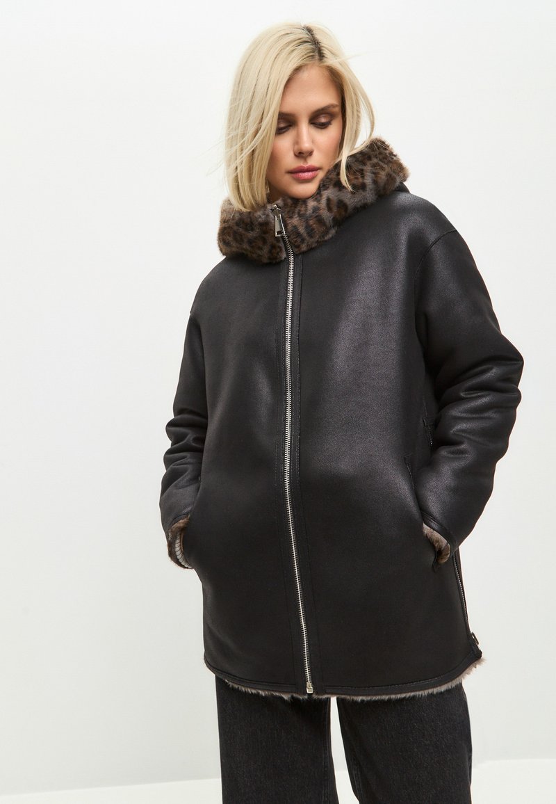 Cesare Gaspari REVERSIBLE - Vinterfrakke - black