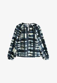 Nevybráno, navy/ecru check