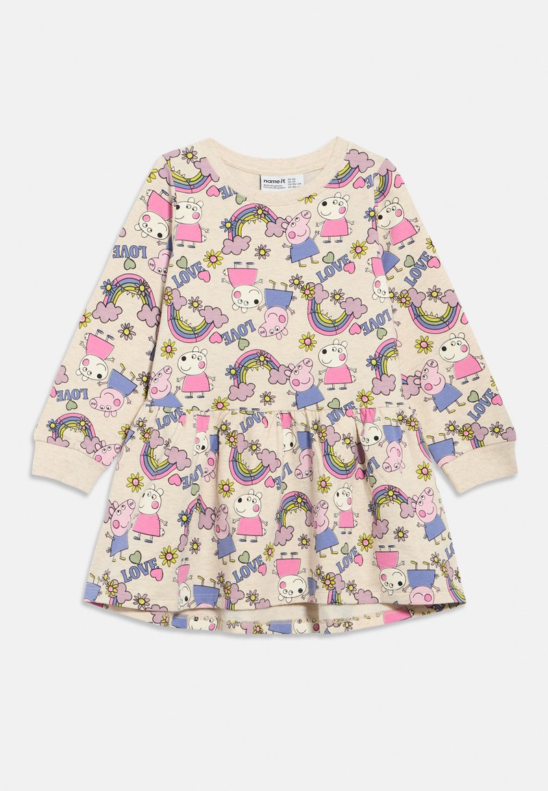 Name it Peppa Pig - Robe de jour - peyote melange/beige chiné - ZALANDO.FR