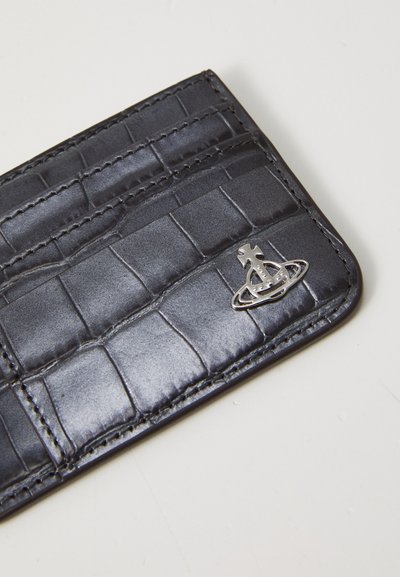 Vivienne Westwood CARD HOLDER FLAT CHAIN UNISEX - Peněženka - anthracite