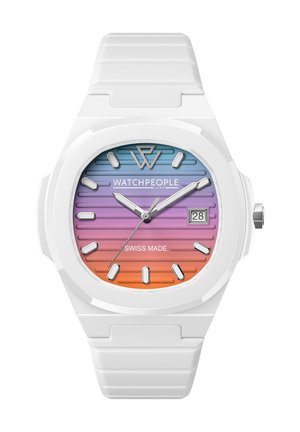 Watch - rainbow white