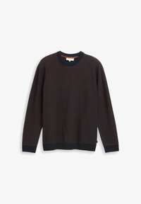 Atlasīts, navy/mid brown dot stripe