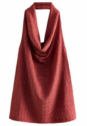 Next REGULAR FIT - TEXTURE - Top - dark red
